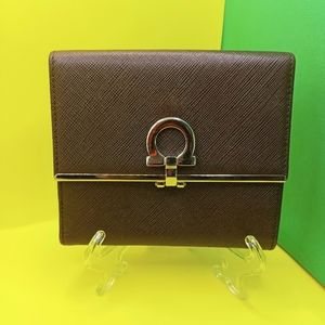 Salvatore Ferragamo Bifold Wallet Luxury Authentic